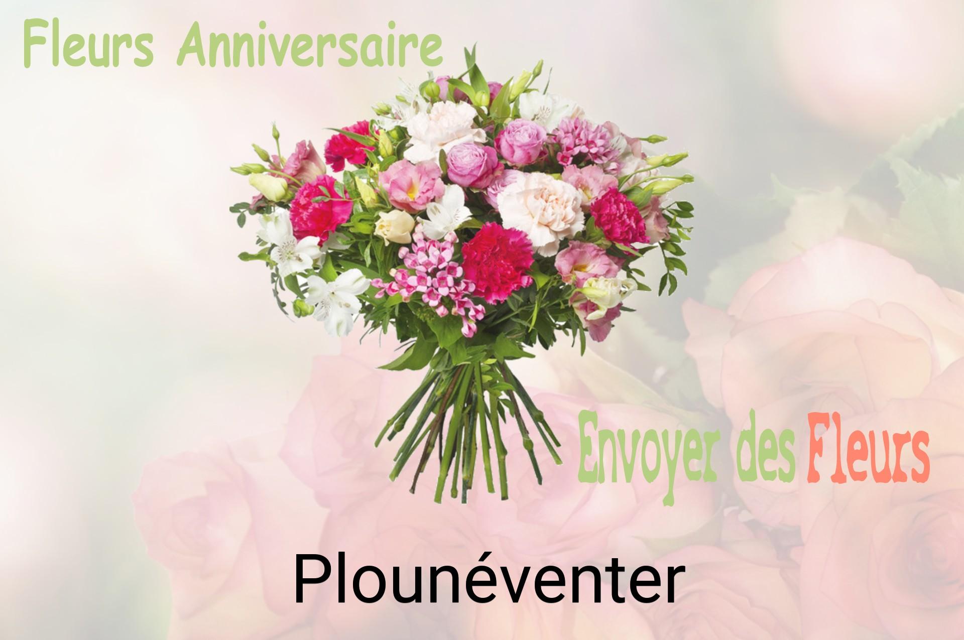 Bouquet de fleurs d’anniversaire livré à Plounéventer