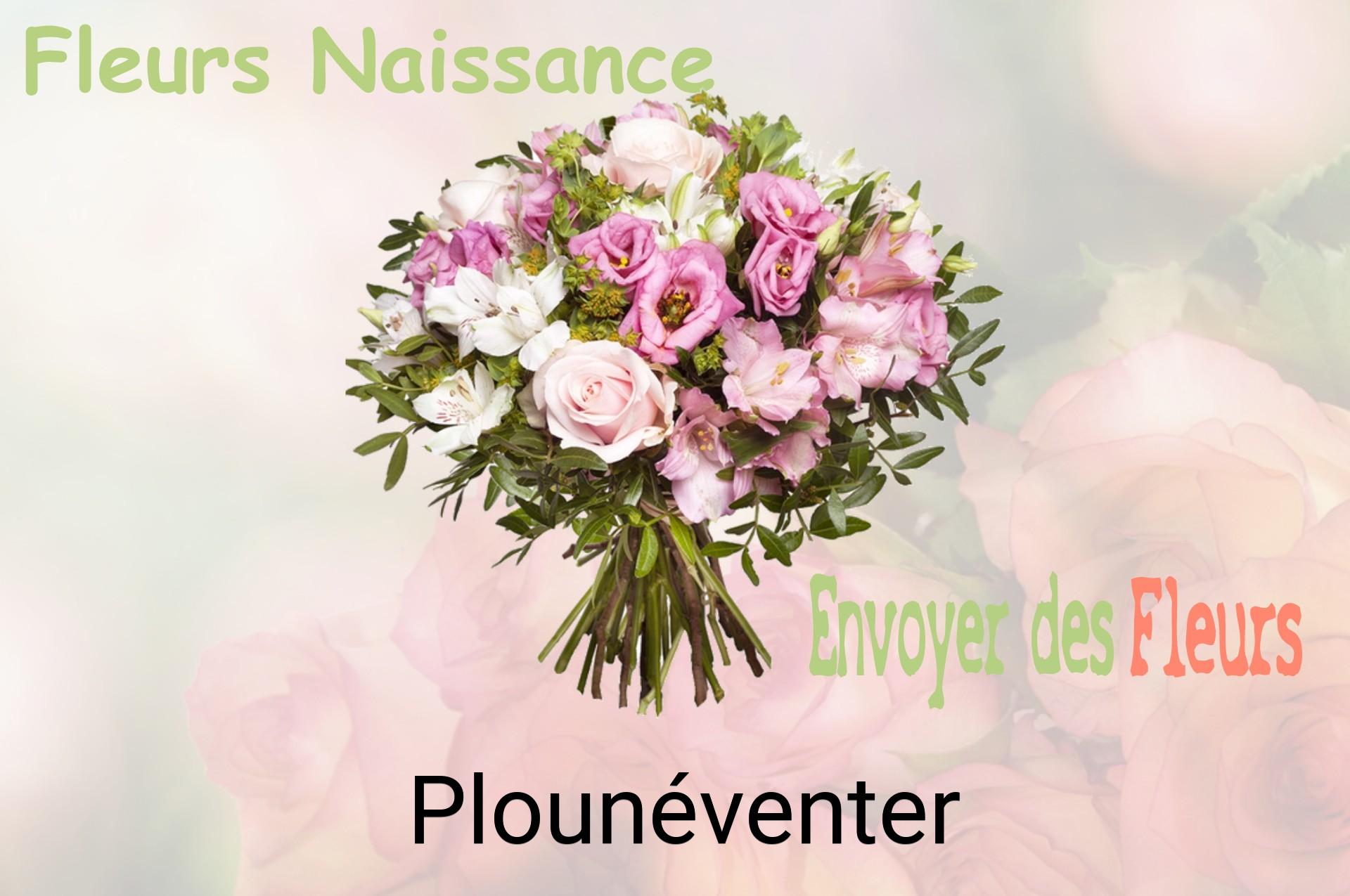 Bouquet de fleurs de naissance livré à Plounéventer